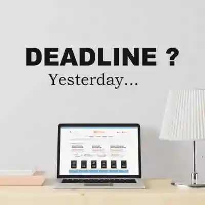 Αυτοκόλλητο τοίχου Office Deadline