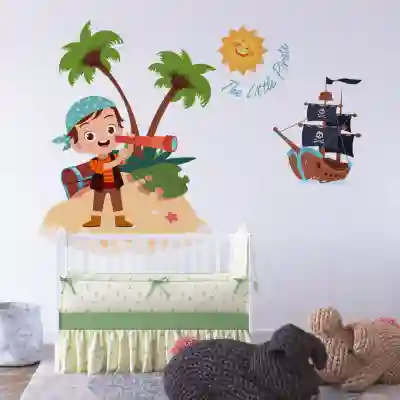 Αυτοκόλλητο τοίχου The little Pirate 