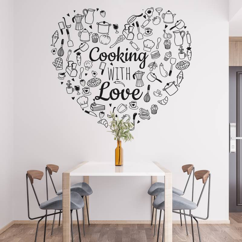 Αυτοκόλλητο Cooking with Love